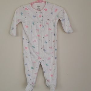 Carter's terry cloth sleeper pajama